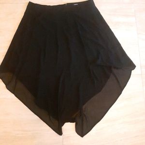 Black floaty skirt
